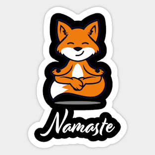 Yoga Joga Namaste Cat Dog Mandala Llama Gift Idea Sticker